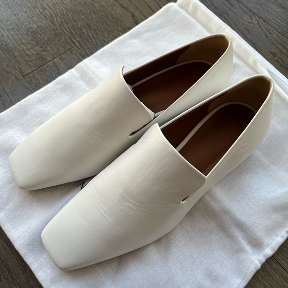 NIB Neous white flat transparent heel size 37 - Picture 2 of 8